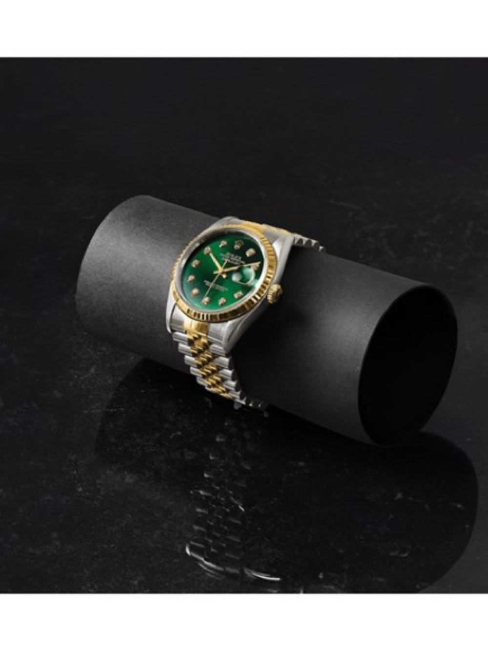 Authentic Rolex Datejust 36mm – Green Diamond Dial & Jubilee Bracelet